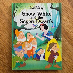 Vintage Walt Disney Snow White And The Seven Dwarfs Children's Book